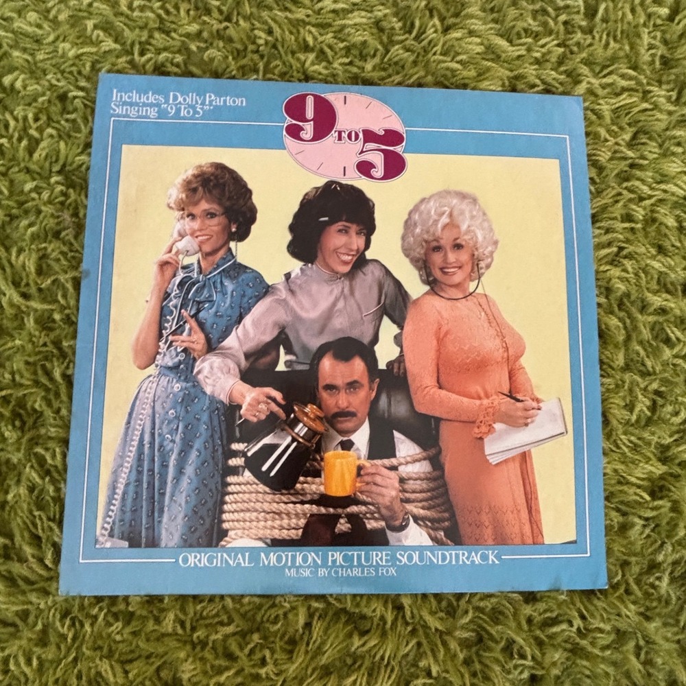 9 to 5 Original Motion Picture Soundtrack Vinyl LP Dolly Parton 1980 T-627